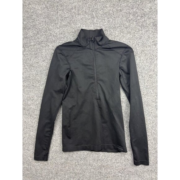 Patagonia Tops - Patagonia Shirt Womens XS Black Quarter Zip Base Layer Long Sleeve Pullover